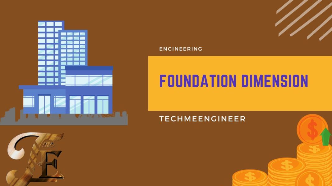 Building Foundation Dimension for Three Storey building foundation