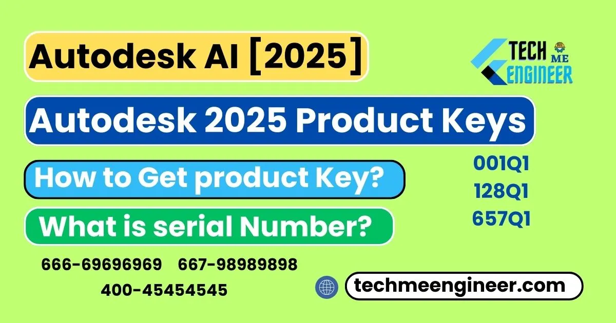 Autodesk 2025 product keys
