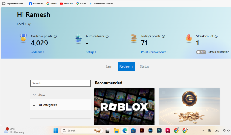 Redeeming Microsoft Reward Points for Real Money | Tech Me Engineer