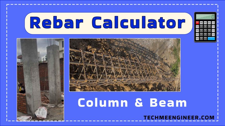 rebar calculator for columns and beams